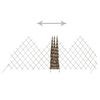 vidaXL Garden Trellis Fences 5 pcs 170x75 cm Willow