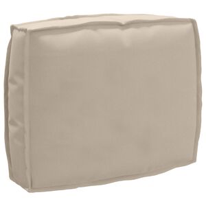vidaXL Cushion Taupe 50 x 40 x 12 cm Oxford Fabric