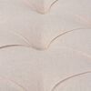 vidaXL Bench Linen Solid Wood 150x40x48 cm Cream White