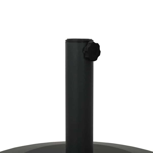 vidaXL Outdoor Umbrella Base Black 48 x 48 x 32 cm Steel, Concrete