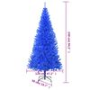 vidaXL Artificial Christmas Tree with Stand Blue 240 cm PVC