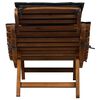 vidaXL Sun Loungers with Cushions 2 pcs Dark Grey Solid Wood Acacia