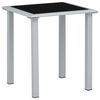 vidaXL Sun Loungers 2 pcs with Table Aluminium Green