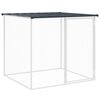 vidaXL Chicken Cage with Roof Anthracite 803x98x90 cm Galvanised Steel