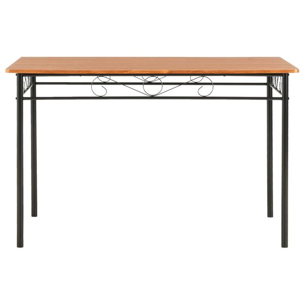 vidaXL Dining Table Brown 120x70x75 cm MDF