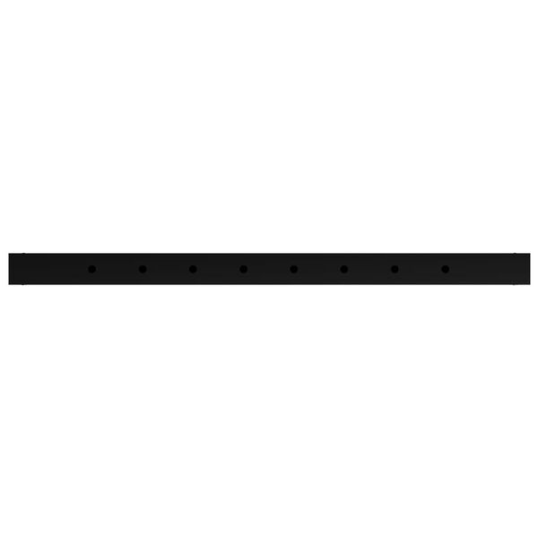 vidaXL Adjustable Work Bench Frames 2 pcs Metal 85x(69-95.5) cm Black
