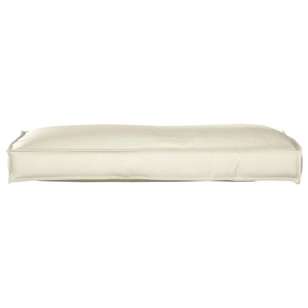 vidaXL Cushion Cream 120 x 40 x 12 cm Oxford Fabric