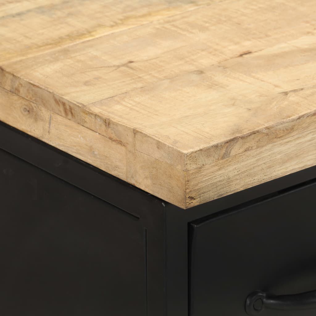 vidaXL Sideboard 47x35x76 cm Rough Mango Wood