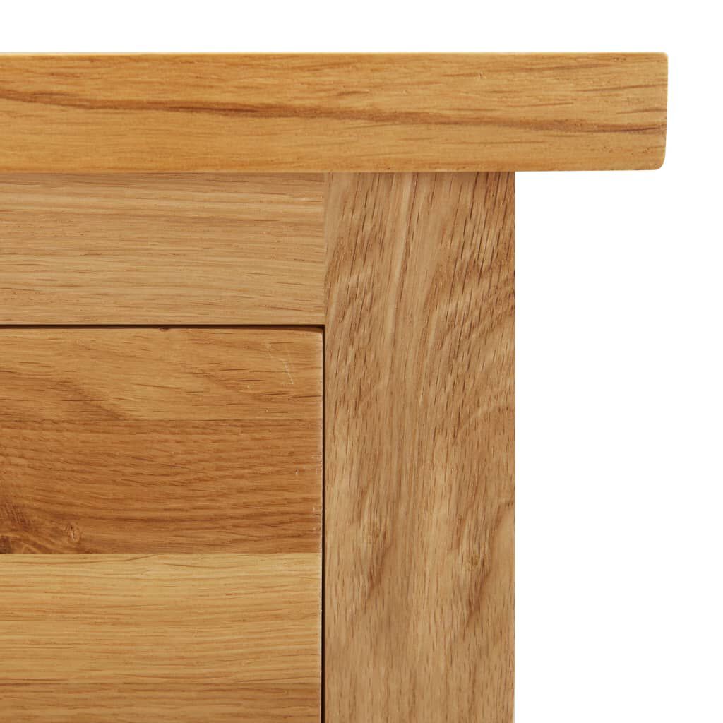 vidaXL Wardrobe 76x52x105 cm Solid Oak Wood