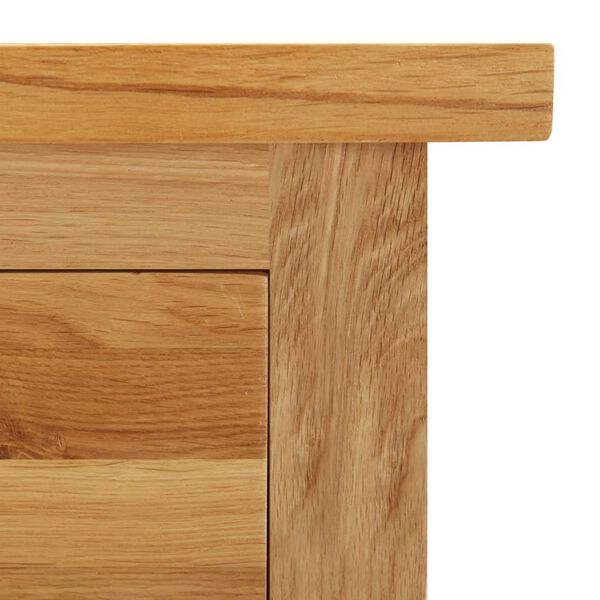 vidaXL Wardrobe 76x52x105 cm Solid Oak Wood