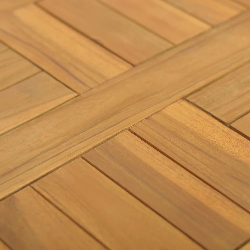 vidaXL Square Table Top 40x40x2.5 cm Solid Wood Teak