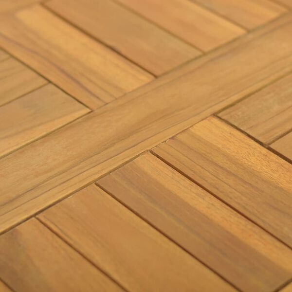 vidaXL Square Table Top 40x40x2.5 cm Solid Wood Teak