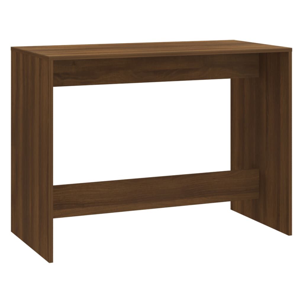 vidaXL 3 Piece Dining Set Brown Oak Engineered Wood