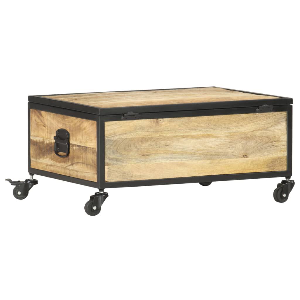 vidaXL Coffee Table 70x50x33 cm Solid Mango Wood