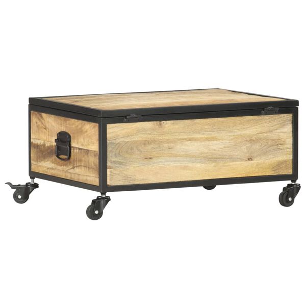 vidaXL Coffee Table 70x50x33 cm Solid Mango Wood