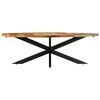 vidaXL Dining Table 240x100x75 cm Solid Reclaimed Wood