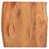 vidaXL Bar Table with Live Edges 60x60x110 cm Solid Acacia Wood