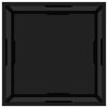 vidaXL Coffee Table Black 60x60x35 cm Tempered Glass