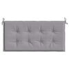 vidaXL Garden Bench Cushion Grey 100x50x4 cm Oxford Fabric