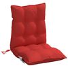 vidaXL Lowback Chair Cushions 2 pcs Red Oxford Fabric