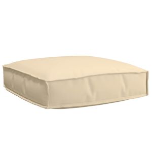 vidaXL Cushion Beige 60 x 60 x 12 cm Oxford Fabric