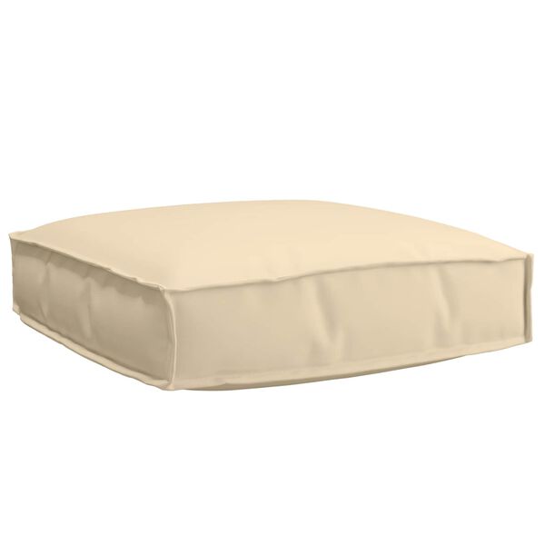 vidaXL Cushion Beige 60 x 60 x 12 cm Oxford Fabric