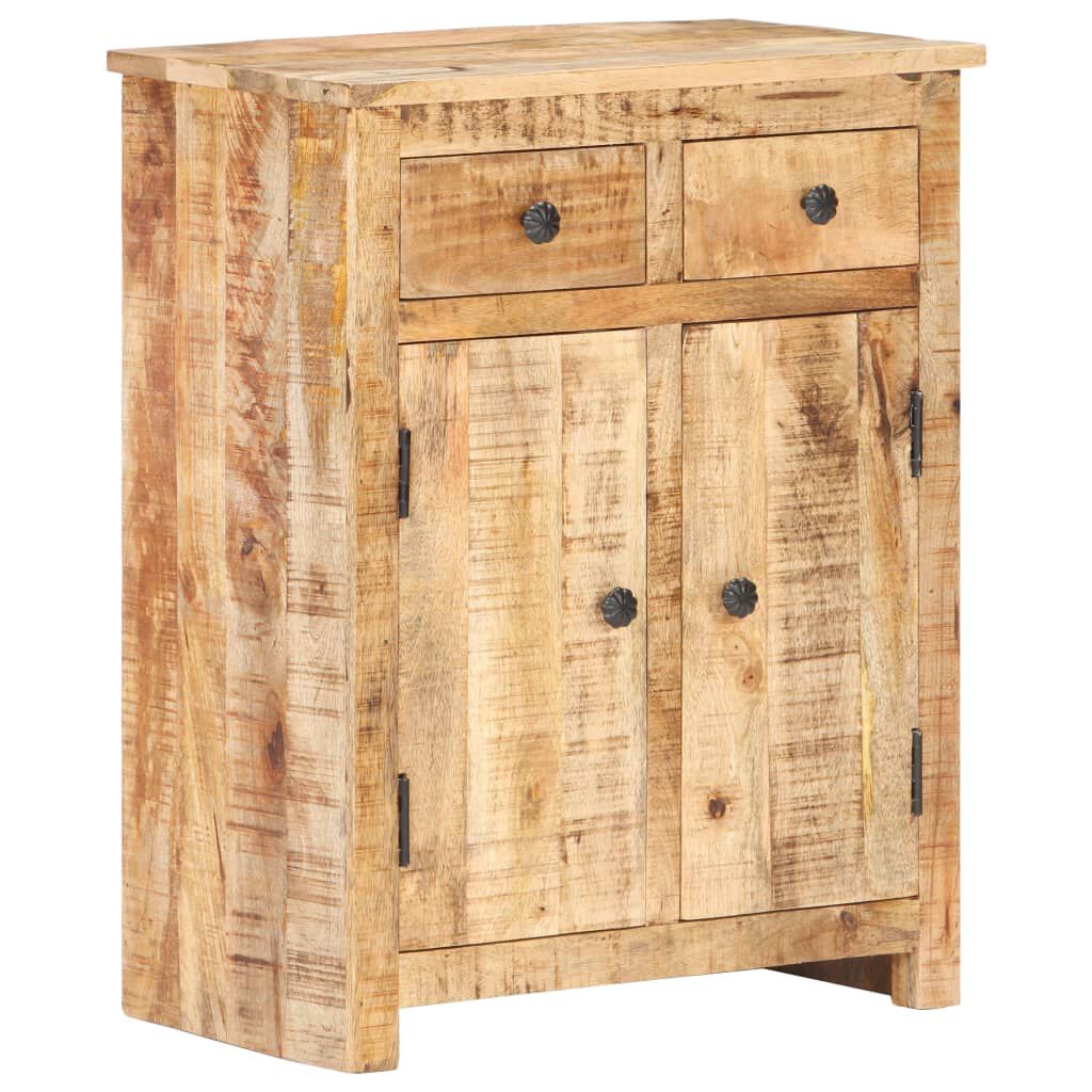 vidaXL Sideboard 59x35x75 cm Rough Mango Wood