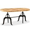 vidaXL Dining Table Solid Mango Wood and Steel 180 cm