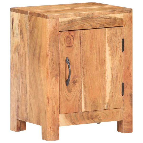 vidaXL Bedside Cabinet 40x30x50 cm Solid Acacia Wood