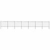 vidaXL Garden Fence with Spear Top Steel 1248x150 cm Black