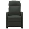 vidaXL Electric Recliner Chair Anthracite Faux Leather