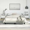 vidaXL Bed Frame without Mattress Light Grey Double Velvet