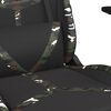 vidaXL Gaming Chair with Footrest Black and Camouflage Faux Leather