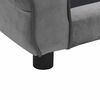 vidaXL Dog Sofa Dark Grey 72x45x30 cm Plush