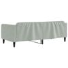 vidaXL Day Bed without Mattress Light Grey 100x190 cm Velvet
