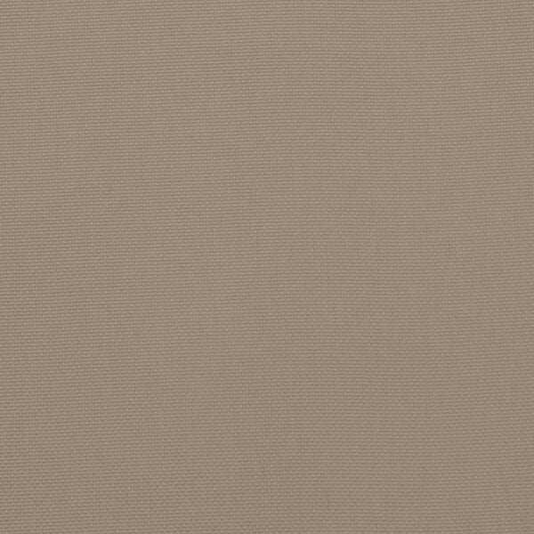 vidaXL Highback Chair Cushions 2 pcs Taupe Oxford Fabric