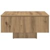 vidaXL Coffee Table Artisan Oak 60x60x31.5 cm Engineered Wood