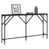 vidaXL Console Table Black 140x23x75 cm Engineered Wood