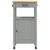 vidaXL Kitchen Trolley MONZA 48x40x90 cm Solid Wood Pine