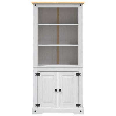 vidaXL Cupboard Mexican Pine Corona Range White 80x40x170 cm