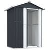 vidaXL Garden Shed Anthracite 126x97.5x177 cm Galvanised Steel