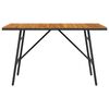 vidaXL Dining Table Brown 110 x 55 x 62 cm Solid Acacia Wood