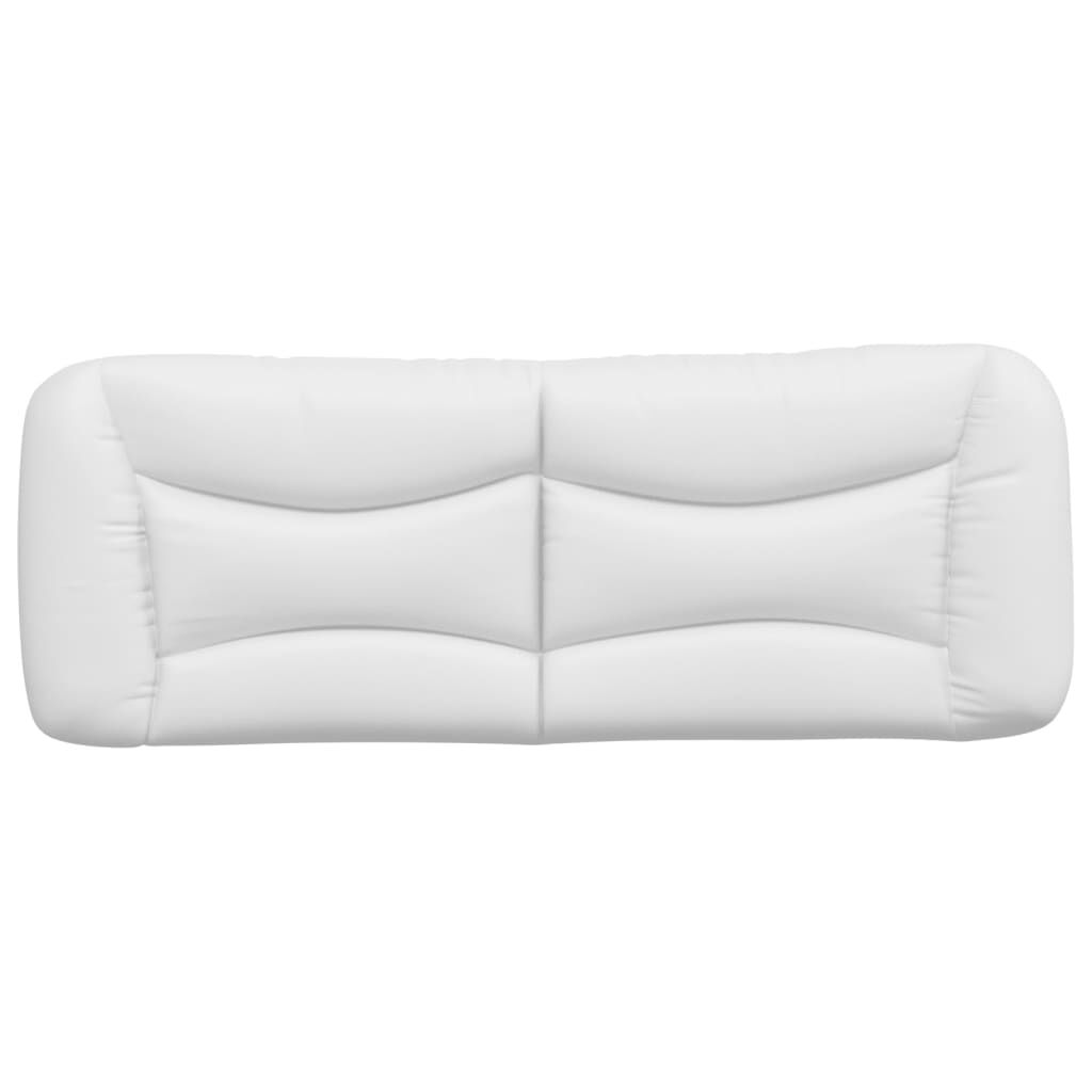 vidaXL Headboard Cushion "Hvar" White 137 cm Double Faux Leather
