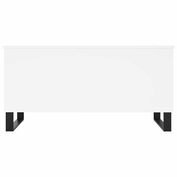 vidaXL Coffee Table White 90x44.5x45 cm Engineered Wood