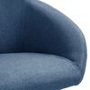 vidaXL Dining Chairs 4 pcs Blue Fabric