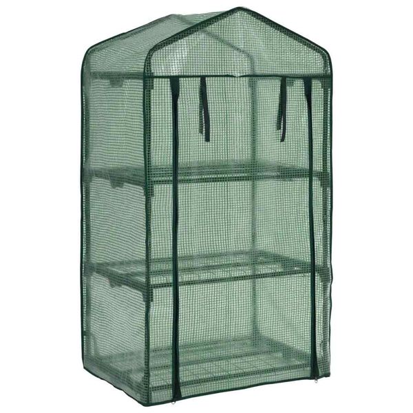 vidaXL 3-Tier Mini Greenhouse 69x49x125 cm