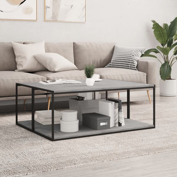 vidaXL Bookshelf Boards 4 pcs Concrete Grey 100x40x1.5 cm Engineered Wood
