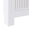 vidaXL RadiatorCover Manual 2 pcs White 205x20.5x81.5cm Engineeredwood