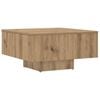 vidaXL Coffee Table Artisan Oak 60x60x31.5 cm Engineered Wood