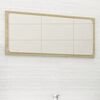 vidaXL Bathroom Mirror Sonoma Oak 80x1.5x37 cm Engineered Wood